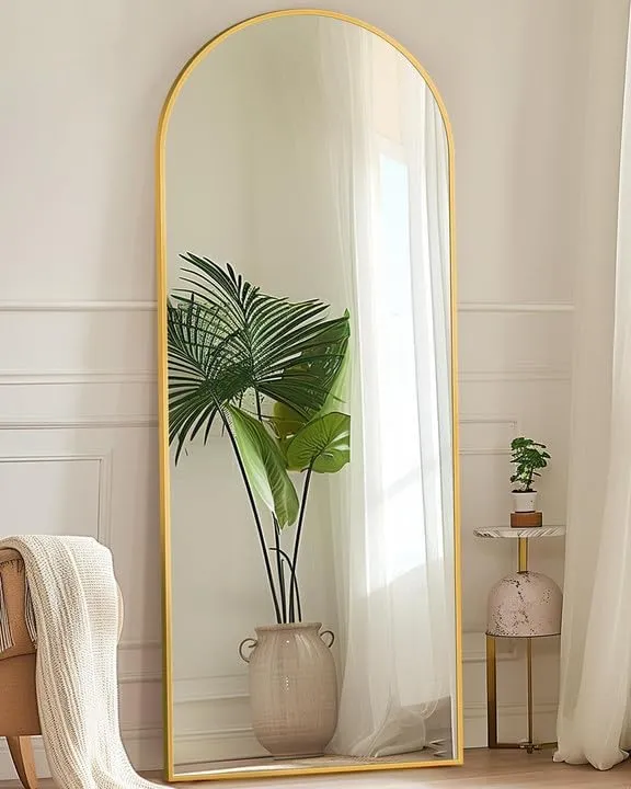 Antok Full Length Mirror, 58×18 Floor Mirror with Stand