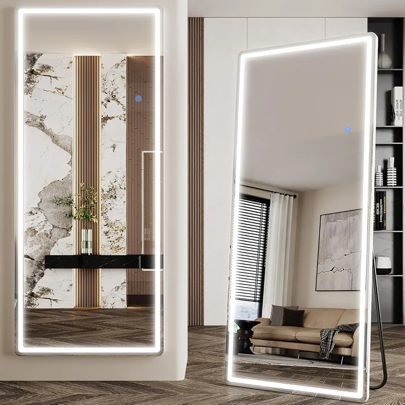 Antok LED Full Length Mirror with Light, 71×28